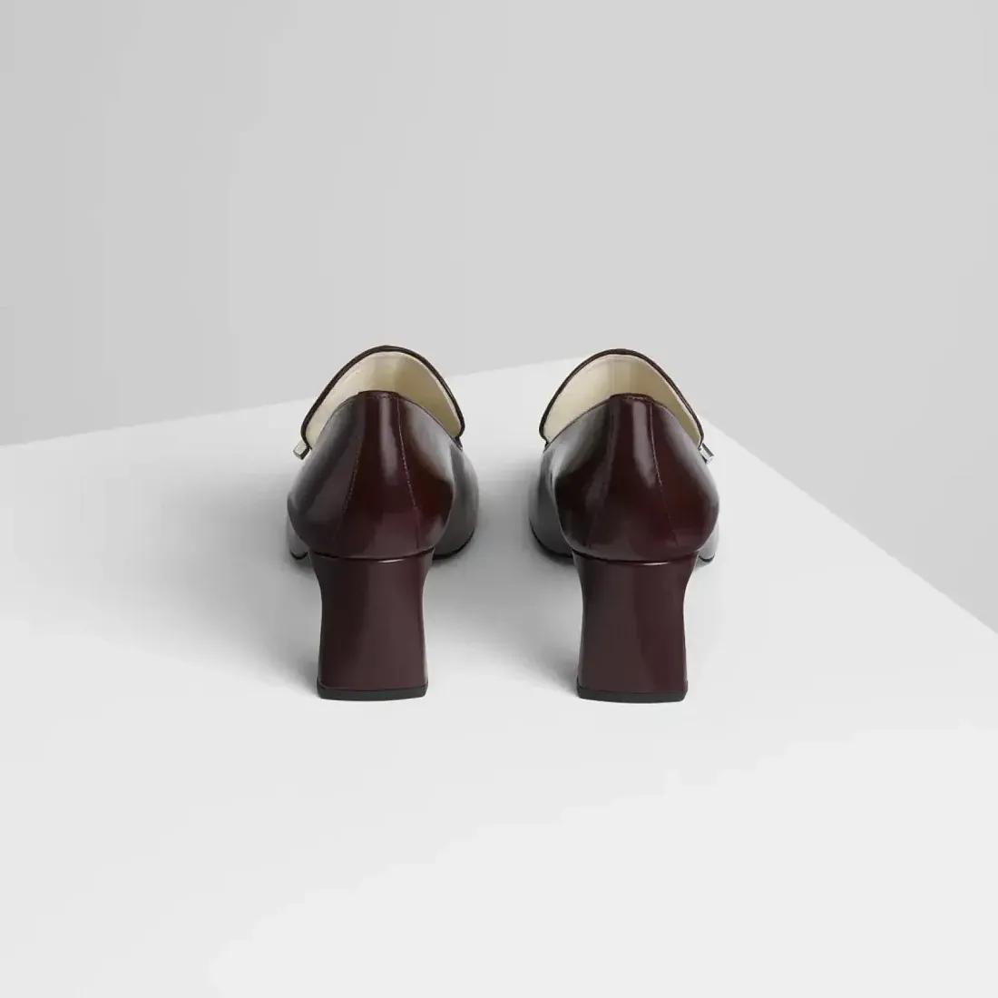 Phoebe Philo Кожаные лоферы 60 Oxblood - фото 4