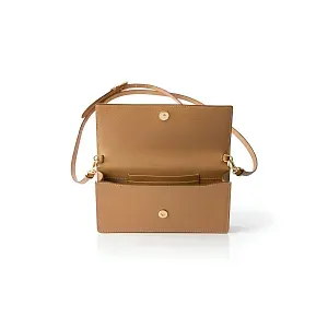 Prada Мини-сумка из сафьяновой кожи Natural - фото 3