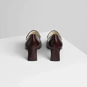 Phoebe Philo Кожаные лоферы 60 Oxblood - фото 4