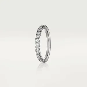 Cartier Обручальное кольцо c бриллиантовым паве Etincelle de 2,6 мм Platinum - фото 3