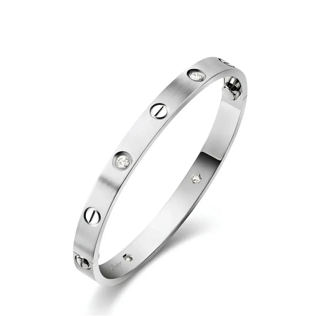 Cartier Браслет Love classic model, brushed, 4 diamonds Men - фото 5