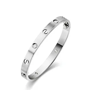 Cartier Браслет Love classic model, brushed, 4 diamonds Men - фото 5