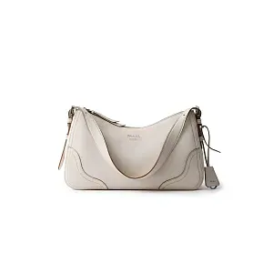 Prada Большая сумка Aimee Chalk White - фото 1