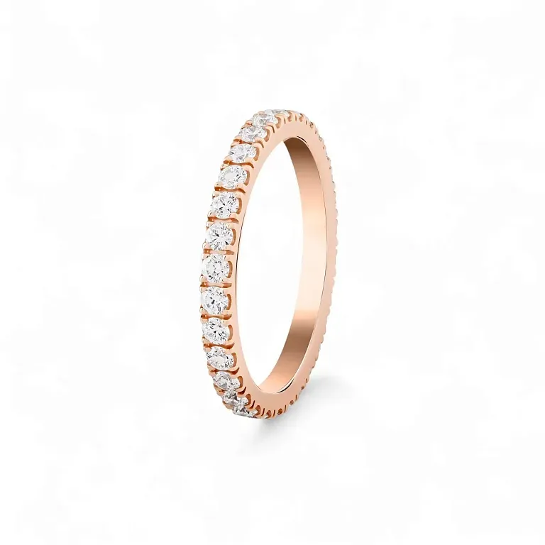 VAN CLEEF AND ARPELS Обручальное кольцо Felicite Van Cleef & Arpels 2,1 мм Rose Gold - фото 1
