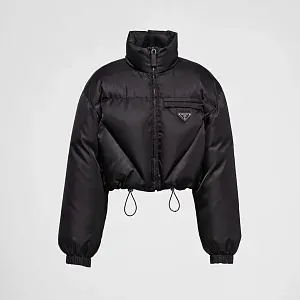 Prada Пуховая куртка из габардина Re-Nylon - фото 1