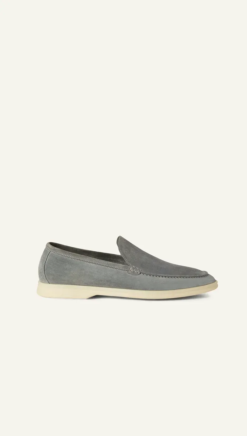 Loro Piana Лоферы Summer Walk Gray - фото 2