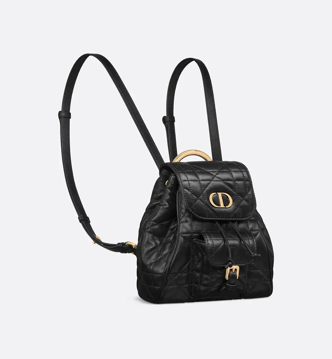 Dior Рюкзак Caro маленького формата Black - фото 3