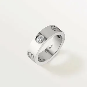 Cartier Кольцо Love с тремя бриллиантами White Gold - фото 4