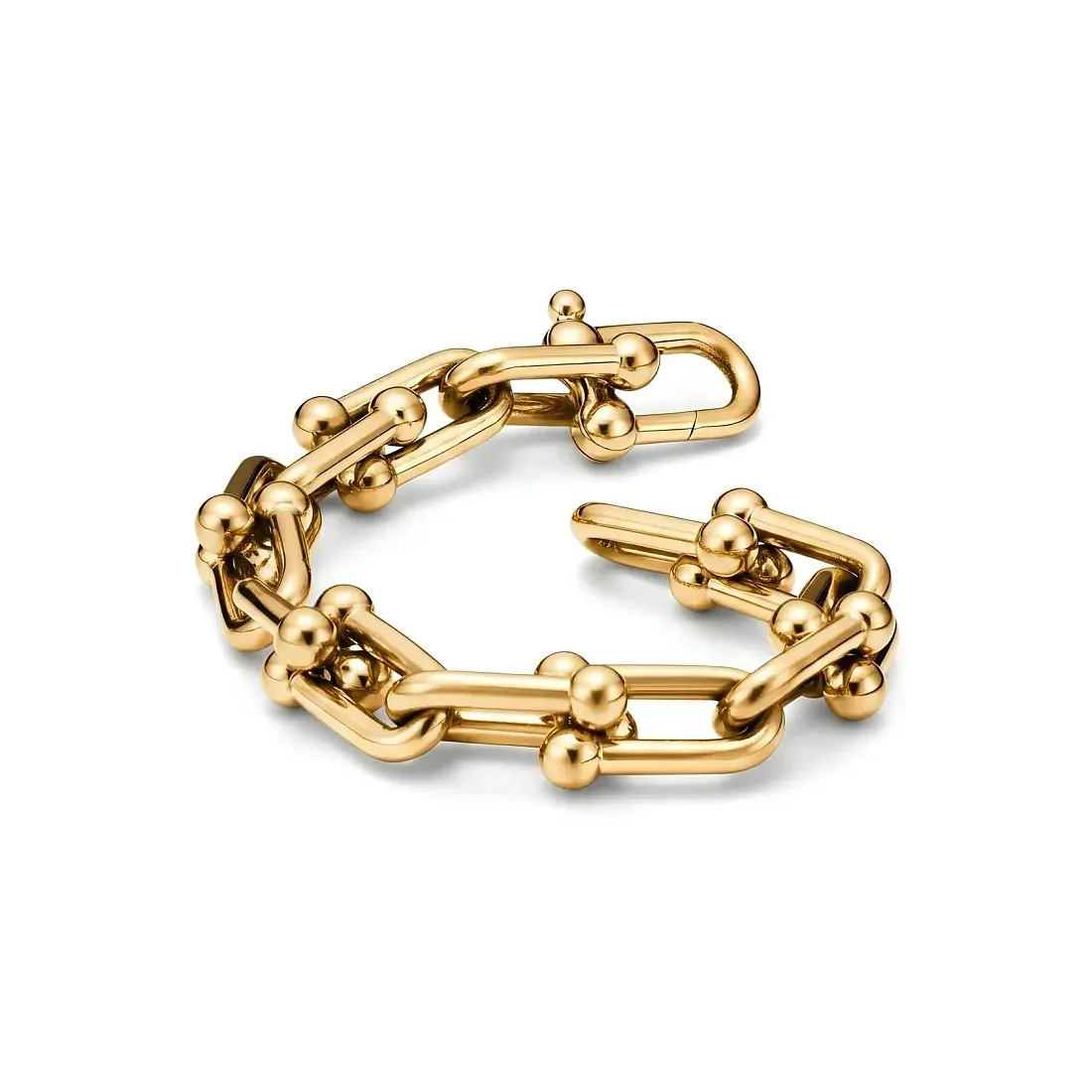 Tiffany & Co. Браслет 18-carat yellow gold wide-link bracelet - фото 3