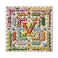 Louis Vuitton Платок-каре Maze Of Precious 90 Safran - фото 1