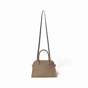 The Row Сумка Soft Margaux 10 Smoked Taupe из кожи - фото 3