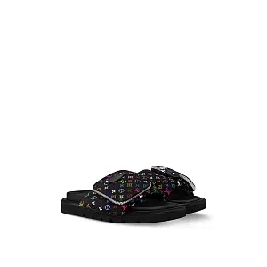 Louis Vuitton Мюли Pool Pillow Flat Comfort TM x Black - фото 1