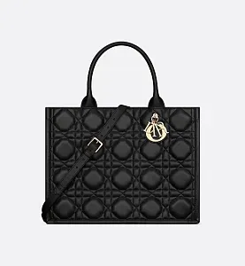 Dior Сумка Book Tote calfskin среднего формата Black - фото 1