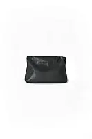 The Row Клатч Large Bourse Clutch Dark Brown из кожи Black - фото 1