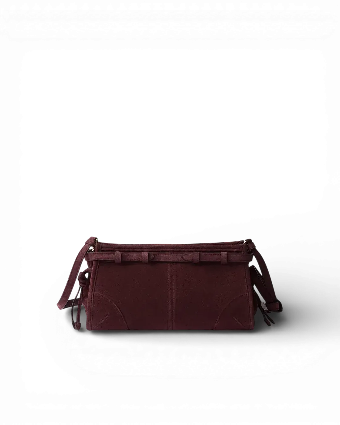 Prada Сумка Bonnie small suede shoulder - фото 4