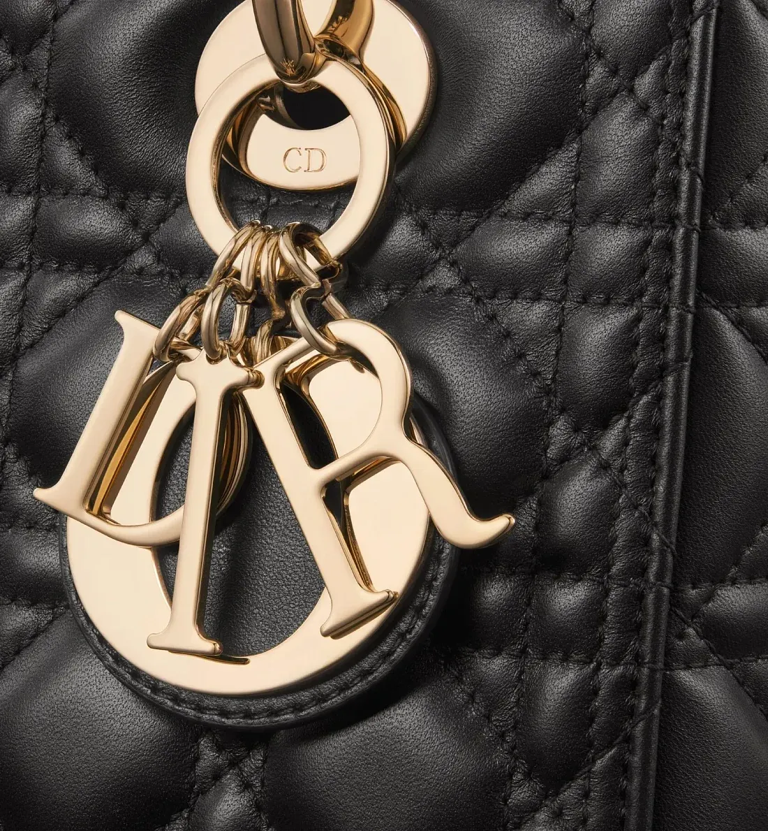Dior Сумка Lady среднего формата Black - фото 8