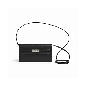 Hermès Мини-сумка Electrum Kelly To Go Noir Chamkila Palladium Hardware - фото 1
