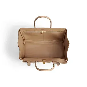 Balenciaga Сумка Bel Air среднего формата Latte - фото 5
