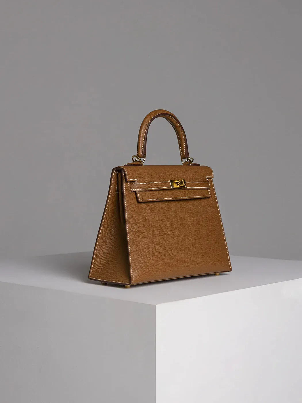Hermès Сумка Sellier Kelly 25 Gold Epsom Gold Hardware - фото 3