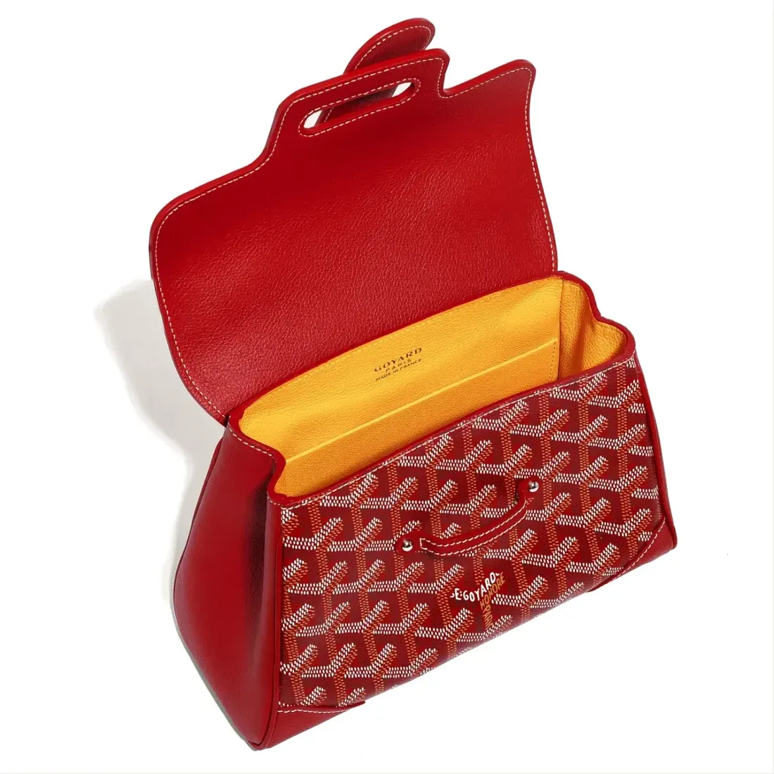 Goyard Мини-сумка Saigon Souple Red - фото 3