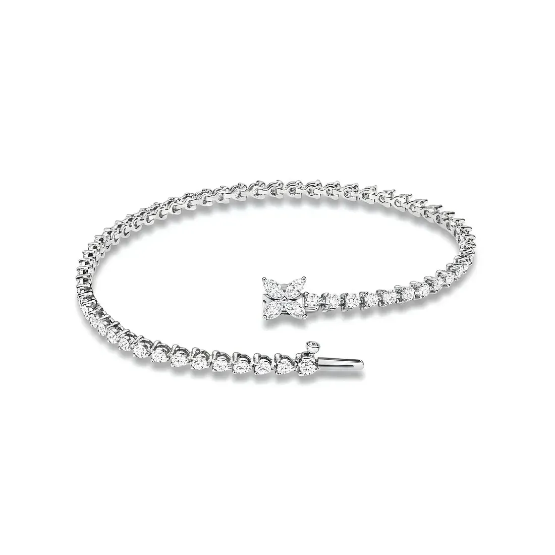 Tiffany & Co. Браслет Tennis Bracelet in Platinum with Diamonds - фото 3