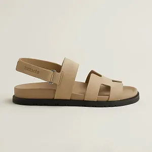 Hermès Босоножки Genius Beige Lin - фото 3