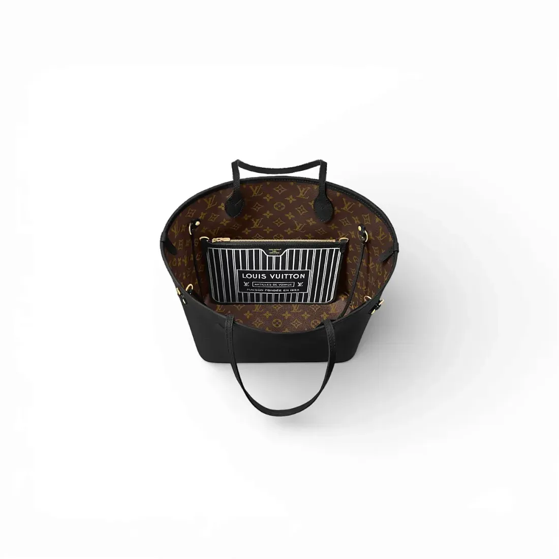 Louis Vuitton Сумка Neverfull Inside Out Black - фото 3
