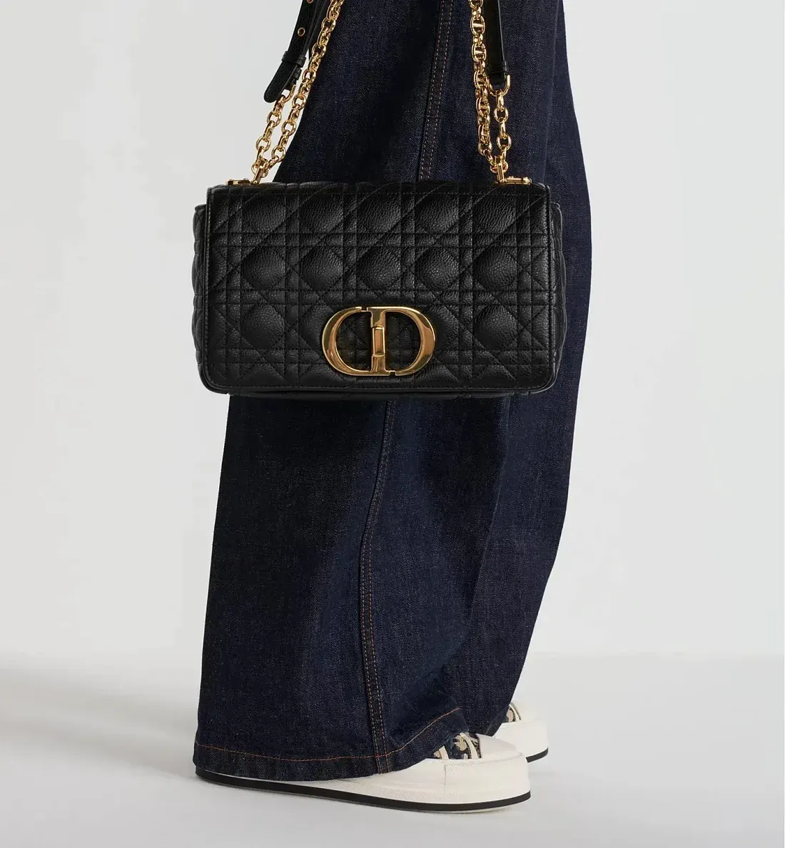 Dior Сумка Caro среднего формата Black - фото 3