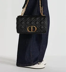 Dior Сумка Caro среднего формата Black - фото 3