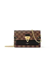 Louis Vuitton Кошелек на цепочке Vavin Black - фото 1