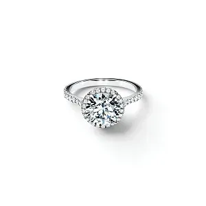 Tiffany & Co. Помолвочное кольцо Soleste Round Brilliant Engagement Ring in Platinum - фото 1
