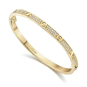 Cartier Браслет Love small model, paved - фото 5