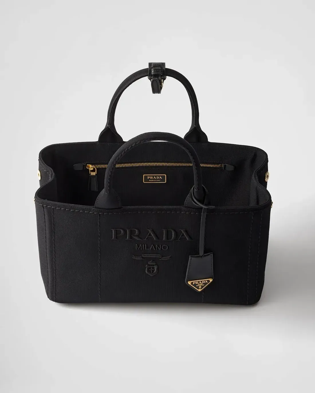 Prada Большая сумка из ткани - фото 3