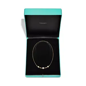 Tiffany & Co. Колье HardWear Link Necklace in Yellow Gold with Freshwater Pearls - фото 2
