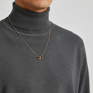 Cartier Кулон Love, semi-paved Man Rose Gold - фото 2