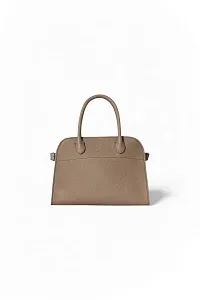 The Row Сумка Soft Margaux 10 Smoked Taupe из кожи - фото 1