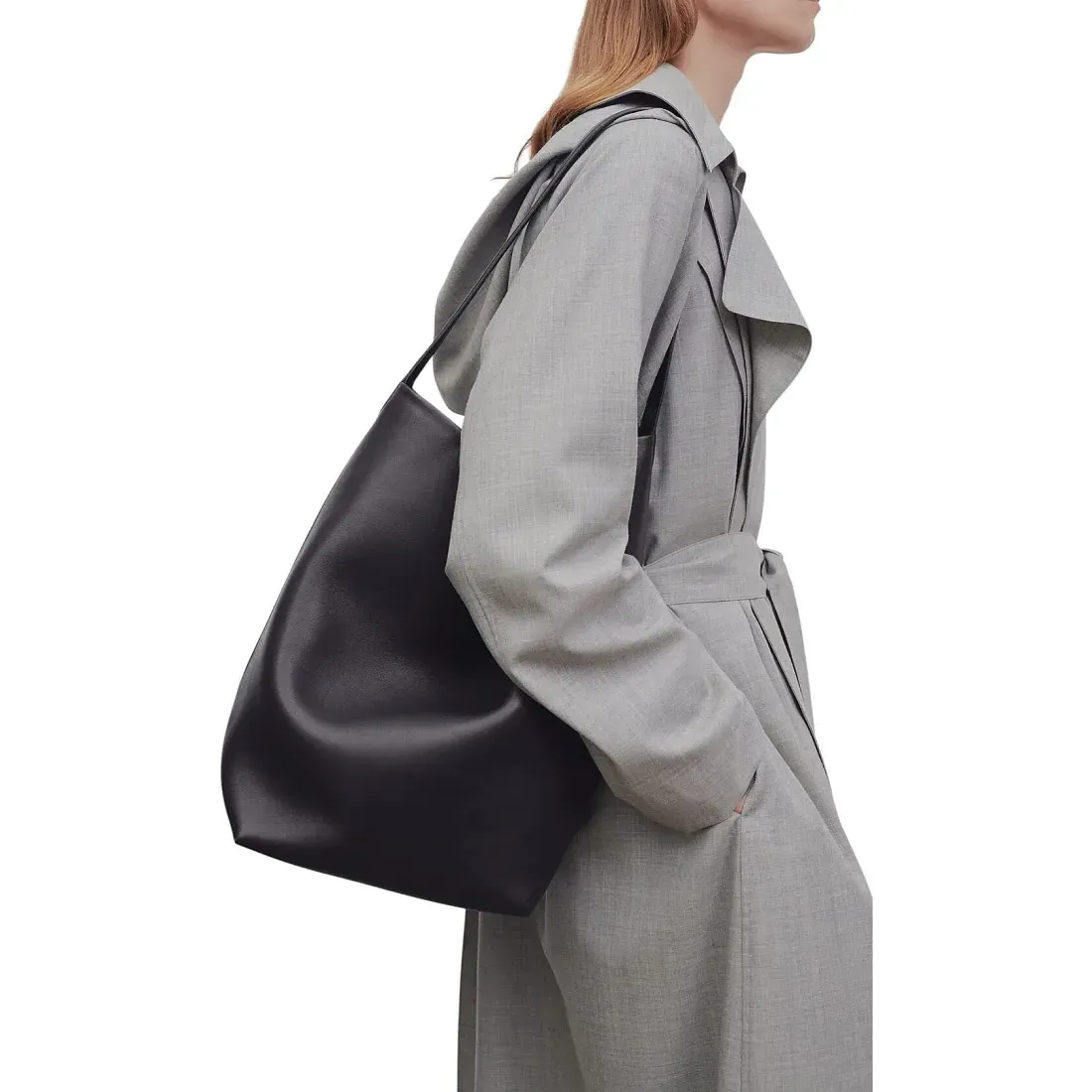 The Row Сумка Large NS Park Tote Black из кожи - фото 2