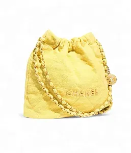 Chanel Сумка Mini 22 Jaune Denim - фото 5