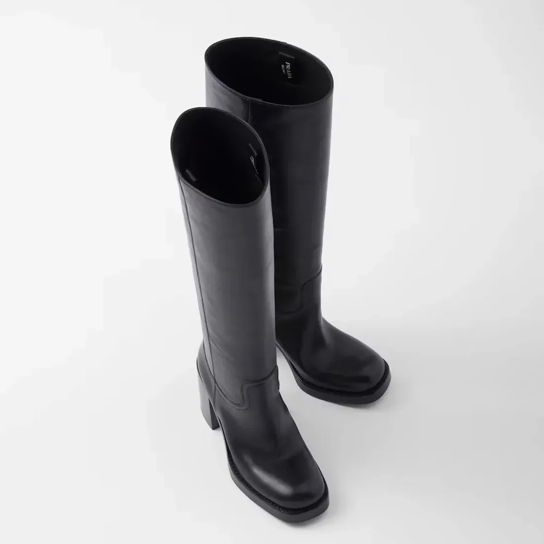 Prada Ботфорты из кожи - фото 4