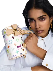 Louis Vuitton Сумка Nano Speedy TM x Multicolore White - фото 2