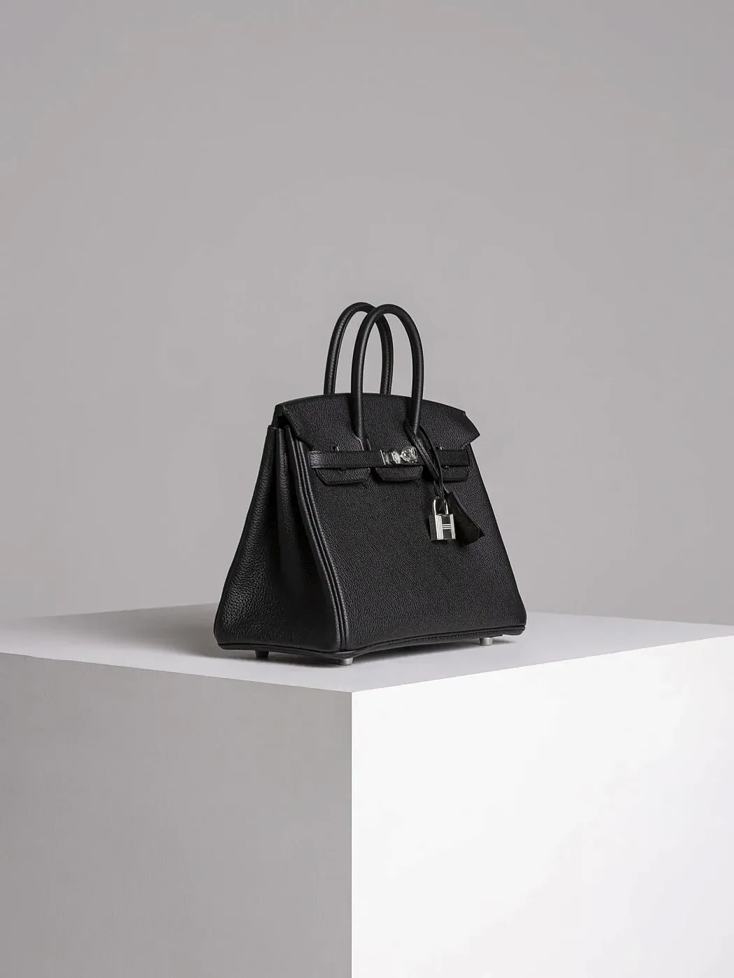 Hermès Сумка Birkin 25 Black Togo Palladium Hardware - фото 4