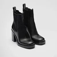 Prada Ботинки из кожи Black - фото 1