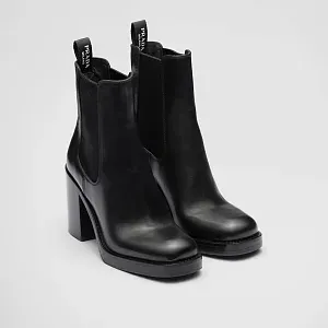 Prada Ботинки из кожи Black - фото 1