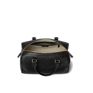 Gucci Маленькая сумка с верхней ручкой GG Black - фото 3