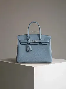 Hermès Сумка Birkin 30 Gris Pantin Togo Palladium Hardware - фото 1