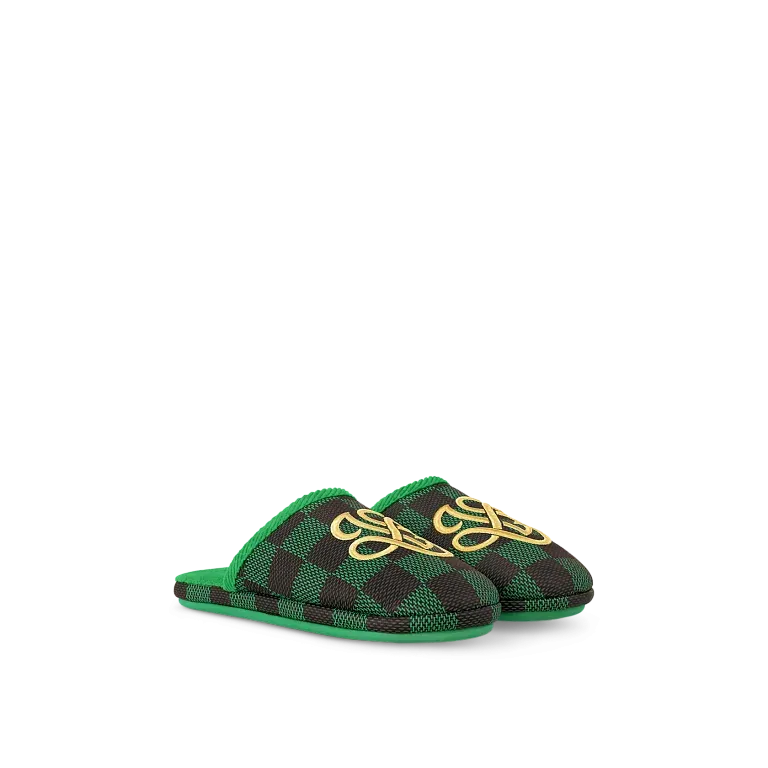 Тапочки LV Palace Louis Vuitton Green - фото 1
