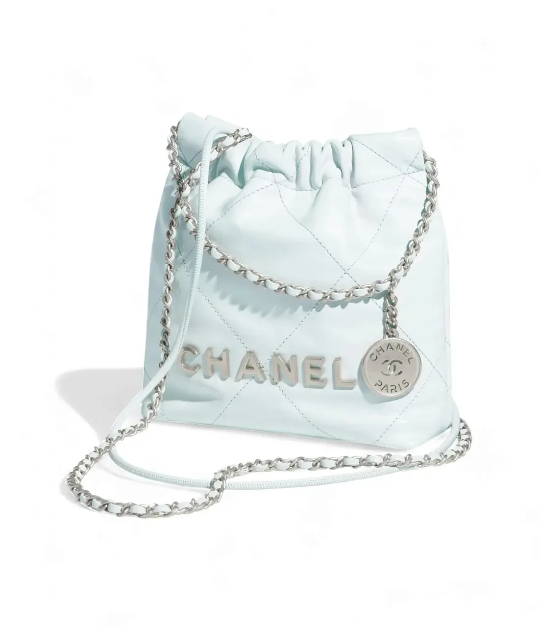 Chanel Сумка Mini 22 Light Blue - фото 2