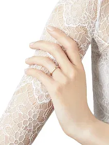 Van Cleef & Arpels Обручальное кольцо Toujours 2,5 мм Rose Gold - фото 2
