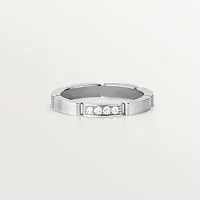 Cartier Обручальное кольцо c 4 бриллиантами Maillon Panthere White Gold - фото 1