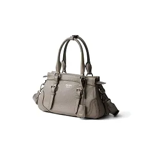 Prada Большая сумка-тоут Clay Grey - фото 4